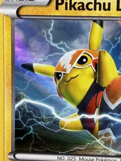 Pokemon TCG Pikachu Libre Suicine Trainer Kit Holo Card 30/30 - Image 3