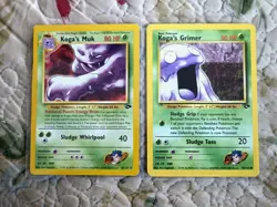 Koga's Muk- 26/132 - Pokemon Gym Challenge Unlimited Rare Card WOTC LP (2 Cards) - Image 2