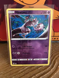 Mewtwo 56/172 Brilliant Stars Reverse Holo Pokemon Card TCG 056/172 Pokemon - Image 1