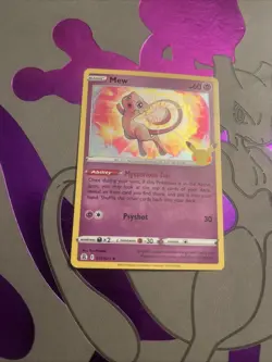 Pokemon TCG Mew Celebrations Holo Rare Card 011/025 - Image 1