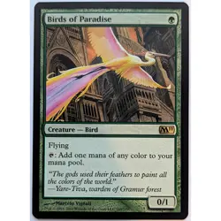 Birds of Paradise, 2011 Core Set (M11) #165, NM MTG - Image 1