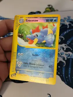 Croconaw 74/165 Pokemon Card TCG Expedition Base Set Reverse Holo HP-DMG - Image 2