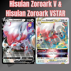 Hisuian Zoroark VSTAR 147/196 & Zoroark V 146/196 - Lost Origin - Pokemon TCG - Image 1