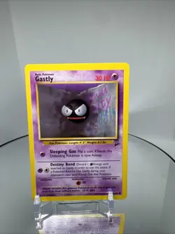 Gastly 75/130 Base Set 2 Pokemon Card 2000 Vintage WOTC Common - Image 2