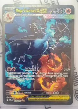 Mega Charizard X ex 125/094 Secret Rare - Pokemon Phantasmal Flames (PFL) NM - Image 1
