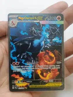 Mega Charizard X ex 125/094 Secret Rare - Pokemon Phantasmal Flames (PFL) NM - Image 2