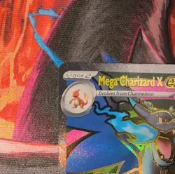 Pokemon TCG Mega Charizard X Ex 109/094 Me02: Phantasmal Flames Ultra Rare Holo - Image 2
