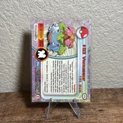 1999 Topps Pokemon TCG Venusaur #03 Non-Holo TV Series 1 Blue Logo - Image 2