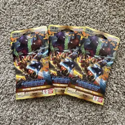 DIGIMON Card Game Special Booster 12-card pack Ver.2.0 (BT 18-19), Set Of 3, NEW - Image 1