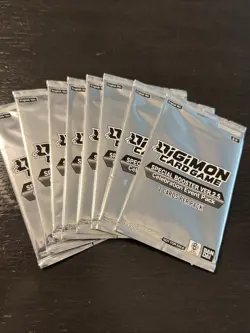 Digimon Card Game Special Booster Version 2.5 Celebration Event Pack Lot Of 8 - Image 2