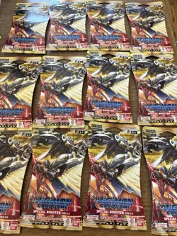 Lot Of 12 Digimon Card TCG Special Booster Ver. 2.5 BT19-20 Factory Sealed Packs - Image 1