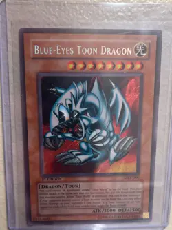 Blue-Eyes Toon Dragon MRL-000 Magic Ruler 1st Edition - Image 1