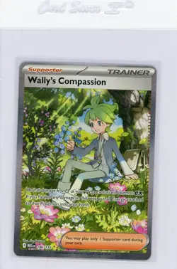 Pokemon TCG Mega Evolution Wally’s Compassion Trainer Card 186/132 NM - Image 1