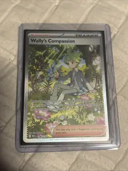 Pokemon TCG Mega Evolution Wally’s Compassion Trainer Card 186/132 Near Mint NM - Image 1