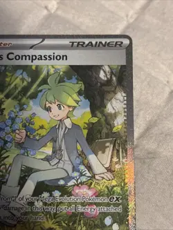 Pokemon TCG Mega Evolution Wally’s Compassion Trainer Card 186/132 Near Mint NM - Image 2