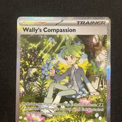 Pokemon TCG Wally’s Compassion Trainer Card Mega Evolution 186/132 - Image 2