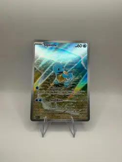 2023 Pokemon Scarlet &Violet 151 Squirtle 170/165 Illustration Rare - Near Mint - Image 1