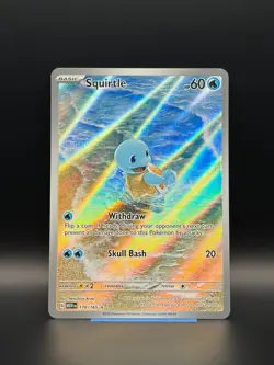 2023 Pokemon Squirtle Illustration Rare 170/165 SV: 151 English Near Mint - Image 1