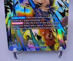 Dragon Ball Super Card Son Goku FB05-119 Alternate Art Secret Rare New Adventure - Image 3