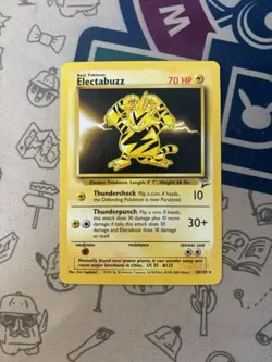 Pokemon TCG Electabuzz Base Set 2 24/130 Regular Unlimited Rare - Image 3
