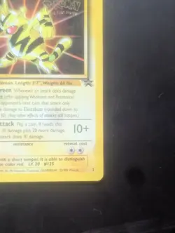 Pokemon TCG Electabuzz Base Set 2 24/130 Regular Unlimited Rare - Image 3