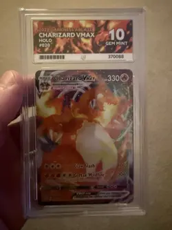 Charizard VMAX Darkness Ablaze Holo Card 020/189 Swsh03 ACE 10 Pokemon TCG Slab - Image 1
