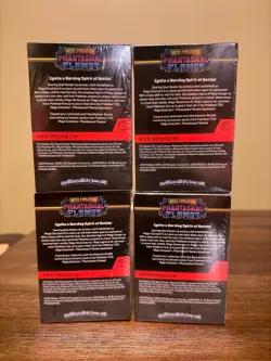 Pokemon TCG: Mega Evolution Phantasmal Flames Booster Bundle Lot of 4 New Sealed - Image 2