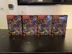 Pokemon TCG: Mega Evolution Phantasmal Flames Booster Bundle Lot of 4 New Sealed - Image 1