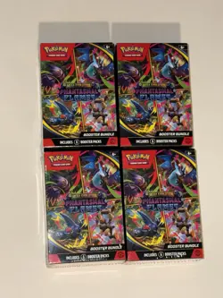 Pokemon TCG: Mega Evolution Phantasmal Flames Booster Bundle Lot of 4 New Sealed - Image 1