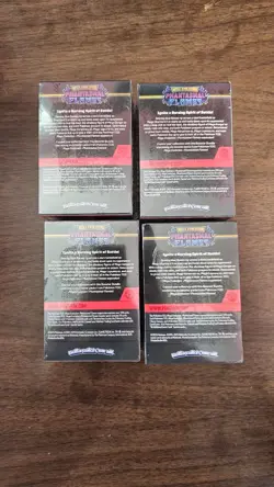Pokemon TCG Mega Evolution Phantasmal Flames Booster Bundle Lot of 4 Sealed - Image 2