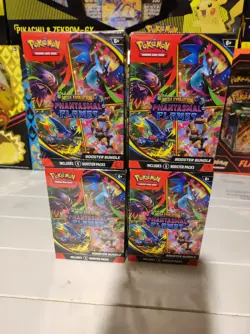 Pokemon Mega Evolution Phantasmal Flames Sealed Booster Bundle Boxes LOT OF 4 - Image 1