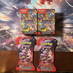 Lot of 4- Pokemon Mega Evolution Phantasmal Flames Booster Bundle Sealed + DR x2 - Image 2
