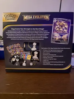 Pokemon Mega Evolution ETB - Sleeves, Dice, Coins, and Cards! (read description) - Image 2