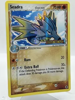 Seadra 37/101 EX Dragon Frontiers Reverse Holo Stamped Vintage Pokemon TCG Card - Image 2