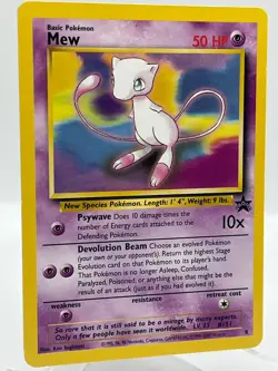 Mew # 8 Black Star Promo Non Holo WotC 1999 Vintage Pokemon TCG Card - Image 2