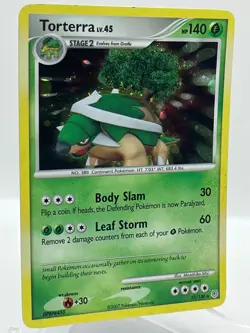 Torterra 17/130 Diamond & Pearl Holo Rare Vintage Pokemon TCG Card - Image 2