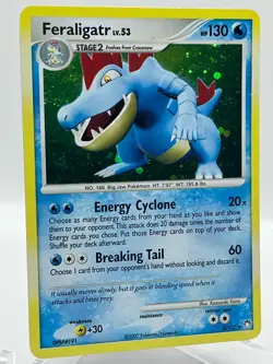 Feraligatr 8/123 DP Mysterious Treasures Holo Rare Vintage Pokemon TCG Card - Image 2