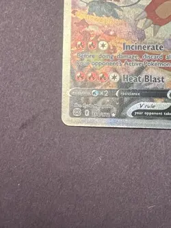 Pokemon TCG Charizard v Brilliant Stars Holo Ultra Rare Card 154/172 MP [Bend] - Image 3
