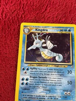 Kingdra 8/111 Neo Genesis Holo Wotc Pokemon Card Lp+ - Image 3