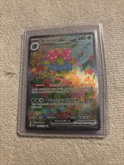 Pokemon TCG Venusaur ex 198/165 Sv: Scarlet & Violet 151 Holo Card (English) - Image 1