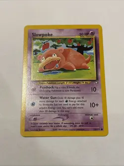 Pokemon TCG Cards Slowpoke 73/111 Neo Genesis NM - Image 1