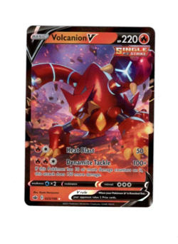 Pokemon Card Volcanion V 025/198 Chilling Reign Half Art Rare NM - Image 1