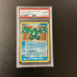 Pokemon Regice Gold Star EX Legend Maker Ultra Rare Holo Card #90 PSA 8 - Image 1