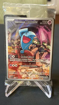 Team Rocket's Wobbuffet 203 Sv: Scarlet & Violet Promo Cards Holo SEALED - Image 2