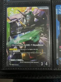 Gundam Card Game Gundam AGE-1 Spallow R+ GD02-023 (Alt Art) - Image 1