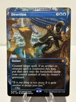 Desertion (Borderless) 31 M Special Guests NM MTG - Image 1