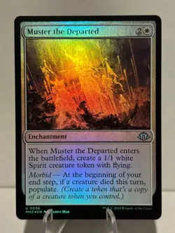 Muster the Departed 36 U Modern Horizons 3 FOIL NM MTG - Image 1