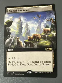 Animal Sanctuary Extended Art X1 M21 Core 2021 NM Condition See Pics Front/back - Image 1