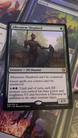 Magic the Gathering Allosaurus Shepherd NM Condition, Jumpstart 2020 - Image 1