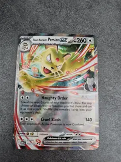 Team Rocket's Persian Ex 150/182 - Double Rare - Destined Rivals - Pokemon TCG - Image 1